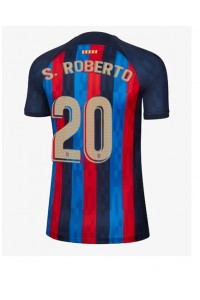 Barcelona Sergi Roberto #20 Voetbaltruitje Thuis tenue Dames 2022-23 Korte Mouw